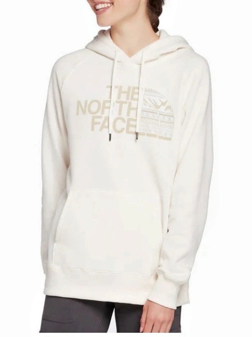 The North Face Holiday Heritage Hoodie Cream Large
